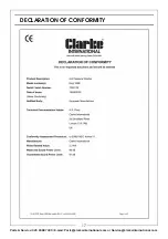 Предварительный просмотр 17 страницы Clarke 7320178 Operation & Maintenance Instructions Manual