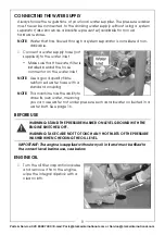 Предварительный просмотр 9 страницы Clarke 7320212 Operation & Maintenance Instructions Manual