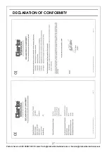 Предварительный просмотр 27 страницы Clarke 7320212 Operation & Maintenance Instructions Manual