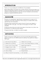 Preview for 2 page of Clarke 7330366 Operation & Maintenance Instructions Manual