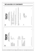 Предварительный просмотр 27 страницы Clarke 7330367 Operation & Maintenance Instructions Manual