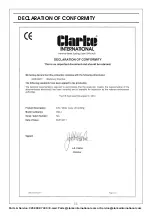 Preview for 11 page of Clarke 7610191 Operation & Maintenance Instructions Manual