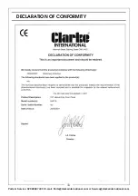 Предварительный просмотр 10 страницы Clarke 7615103 Operation & Maintenance Instructions Manual