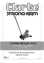 Clarke 7621000 Operation & Maintenance Instructions Manual preview