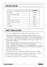 Preview for 3 page of Clarke 7623055 Operation & Maintenance Instructions Manual