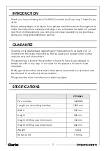 Preview for 2 page of Clarke 7623085 Operation & Maintenance Instructions Manual