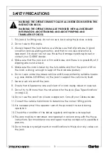 Preview for 3 page of Clarke 7623085 Operation & Maintenance Instructions Manual