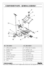 Предварительный просмотр 9 страницы Clarke 7623250 Operating & Maintenance Instructions