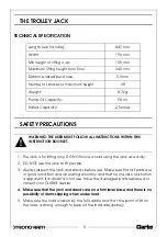 Preview for 3 page of Clarke 7623300 Operation & Maintenance Instructions Manual