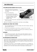 Preview for 6 page of Clarke 7623300 Operation & Maintenance Instructions Manual