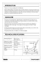 Preview for 2 page of Clarke 7624007 Operation & Maintenance Instructions Manual