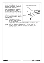 Предварительный просмотр 6 страницы Clarke 7630073 Operation Instructions Manual