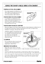 Предварительный просмотр 9 страницы Clarke 7630073 Operation Instructions Manual