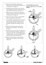 Предварительный просмотр 14 страницы Clarke 7630073 Operation Instructions Manual