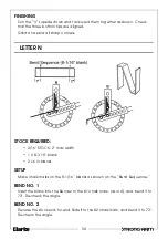 Предварительный просмотр 34 страницы Clarke 7630073 Operation Instructions Manual