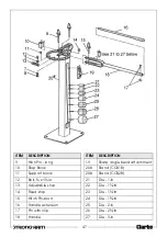 Предварительный просмотр 47 страницы Clarke 7630073 Operation Instructions Manual