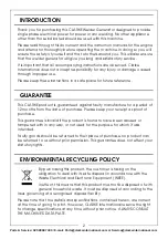 Preview for 2 page of Clarke 8130535 Operation & Maintenance Instructions Manual