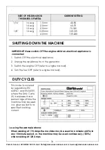 Preview for 16 page of Clarke 8130535 Operation & Maintenance Instructions Manual