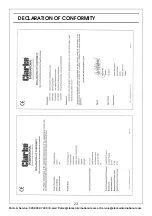 Preview for 23 page of Clarke 8130535 Operation & Maintenance Instructions Manual