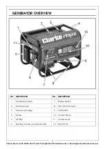 Предварительный просмотр 6 страницы Clarke 8857850 Operation & Maintenance Instructions Manual