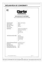 Preview for 25 page of Clarke 8877081 Operation & Maintenance Instructions Manual