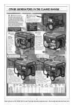 Preview for 27 page of Clarke 8877081 Operation & Maintenance Instructions Manual