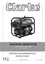 Clarke 8877095 Operation & Maintenance Instructions Manual preview