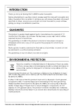 Preview for 2 page of Clarke 8877106 Operation & Maintenance Instructions Manual