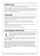 Preview for 2 page of Clarke 8877112 Operation & Maintenance Instructions Manual