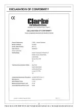 Preview for 22 page of Clarke 8877112 Operation & Maintenance Instructions Manual