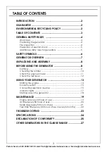 Предварительный просмотр 3 страницы Clarke 8877115 Operation & Maintenance Instructions Manual