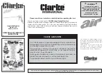 Clarke Air 25C Operating & Maintenance Instructions предпросмотр