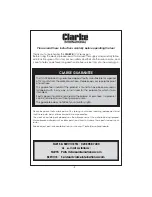 Preview for 2 page of Clarke Air AP15 Operation & Maintenance Instructions Manual