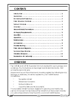 Preview for 3 page of Clarke air CAT108 Operating And Maintenance Instructions Manual