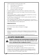 Preview for 5 page of Clarke air CAT108 Operating And Maintenance Instructions Manual