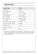 Preview for 14 page of Clarke air CAT137 Operating & Maintenance Instructions