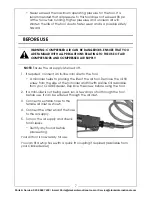 Preview for 7 page of Clarke Air CAT61 Operating & Maintenance Instructions