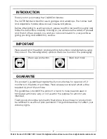 Preview for 2 page of Clarke Air CAT70 Operating & Maintenance Instructions