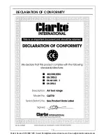 Preview for 15 page of Clarke Air CAT70 Operating & Maintenance Instructions