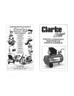 Clarke air Ranger 25 Operating And Maintenance Instructions Manual предпросмотр