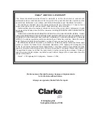 Предварительный просмотр 42 страницы Clarke ALTO C2K Series Operator'S Manual