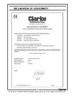 Preview for 19 page of Clarke APK900 Operating & Maintenance Instructions