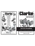 Предварительный просмотр 1 страницы Clarke Arc/Tig120 Operating & Maintenance Manual