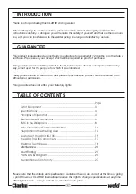 Preview for 2 page of Clarke Arc/Tig135 Operating & Maintenance Instructions