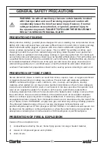 Preview for 6 page of Clarke Arc/Tig135 Operating & Maintenance Instructions