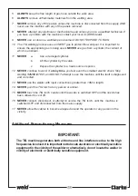 Preview for 13 page of Clarke Arc/Tig135 Operating & Maintenance Instructions