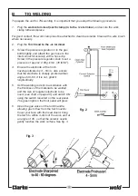 Preview for 20 page of Clarke Arc/Tig135 Operating & Maintenance Instructions