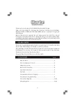 Preview for 3 page of Clarke BC520N Operating Instructions Manual