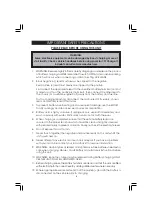 Preview for 4 page of Clarke BC520N Operating Instructions Manual