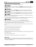 Preview for 3 page of Clarke BEXTSPOT 04153A Operator'S Manual